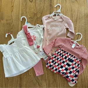 Baby girls outfits 6-9 months